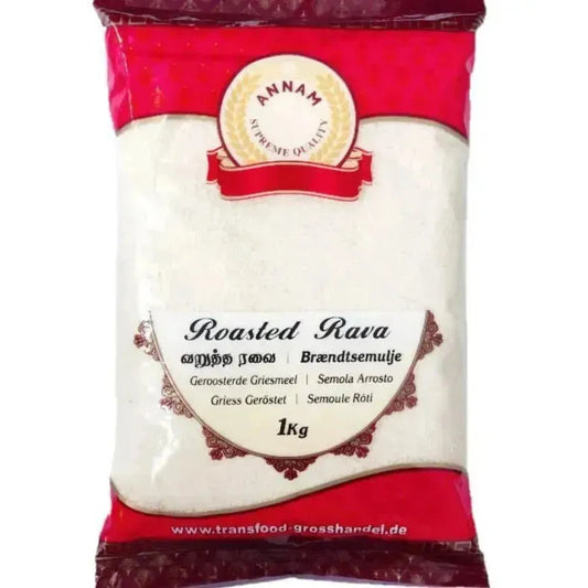 Annam Roasted Rava Sooji 1Kg - Annam
