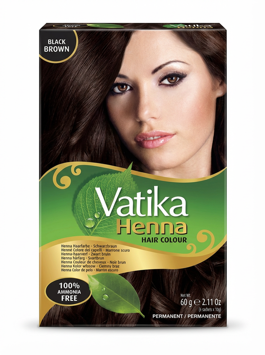 Dabur Vatika Henna Black Brown 60g