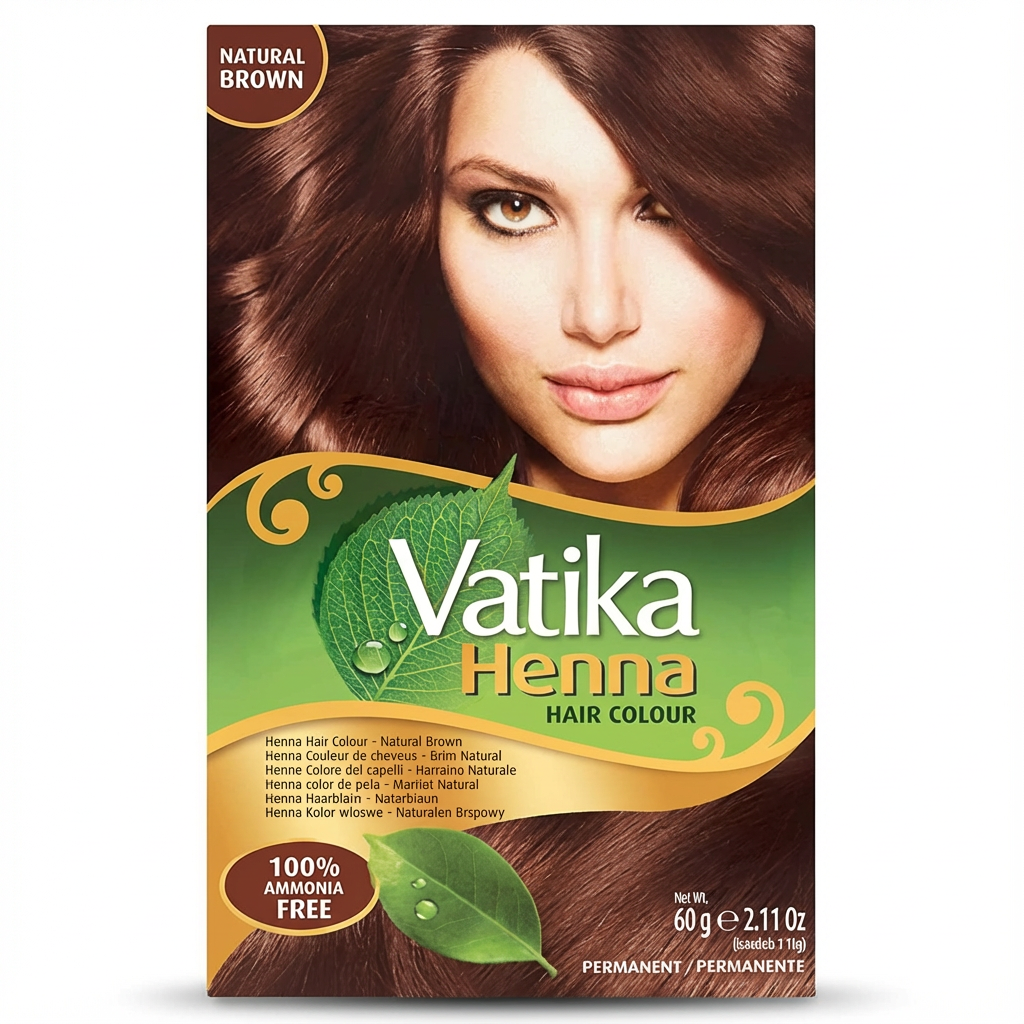 Vatika Henna Natural Brown 60g