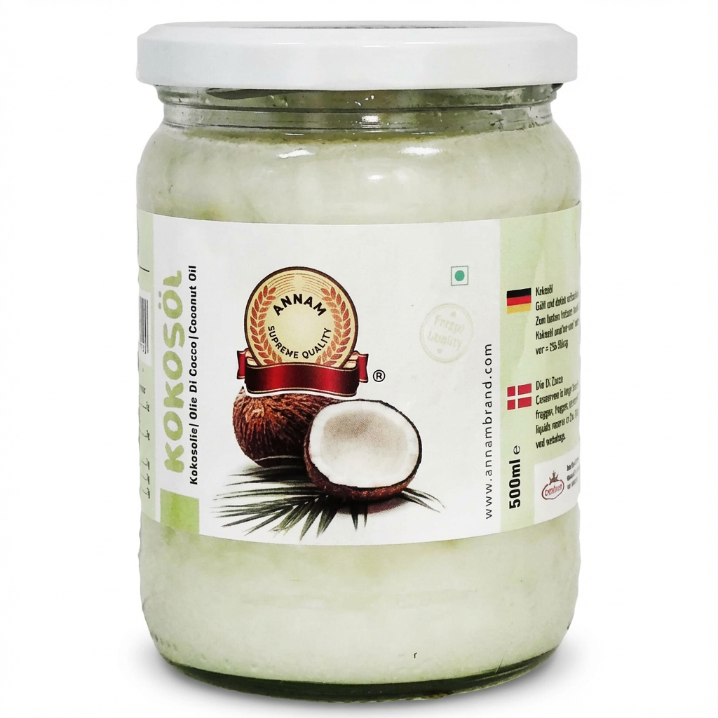 روغن نارگیل آنام ۵۰۰ میلی‌لیتری