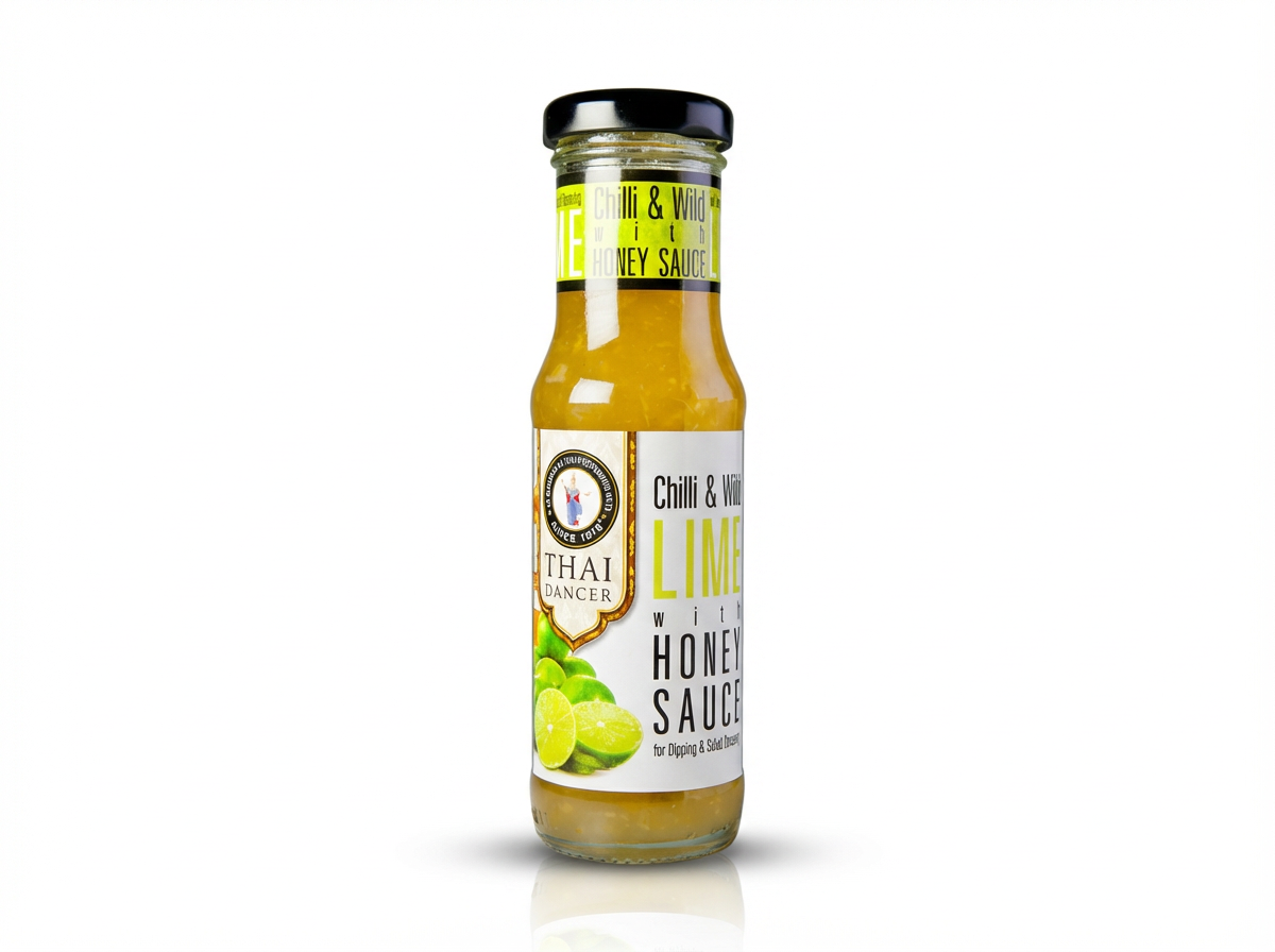 Thai Dancer Chilli & Wild Lime Sauce 150ml - Thailändische Chilisauce bei Sairas Hamburg