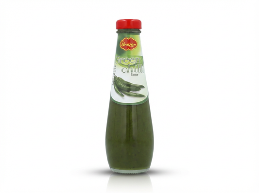 Shezan Green Chili Sauce 300g Flasche - Scharfe Würzsauce bei Sairas Hamburg