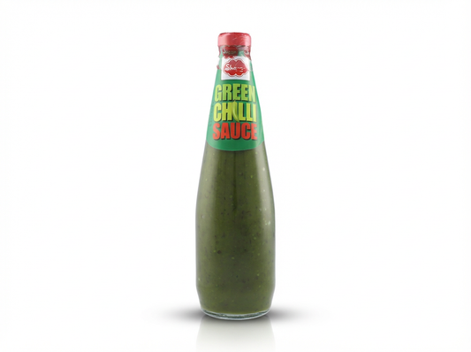 Shezan Green Chili Sauce 300g Flasche Detailansicht - Pakistanische Saucen bei Sairas Hamburg