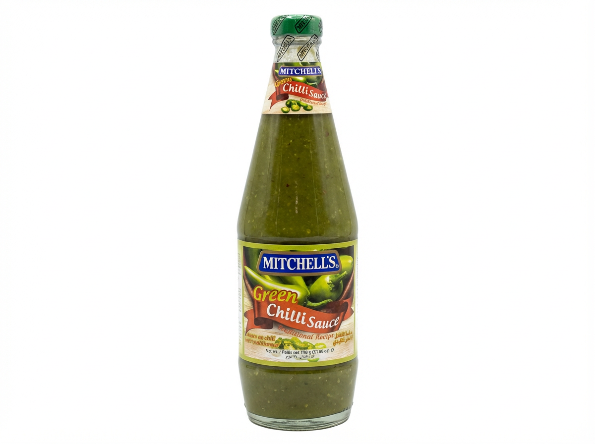 Mitchell's Grüne Chilisauce 800g - Scharfe Chilisauce bei Sairas Hamburg
