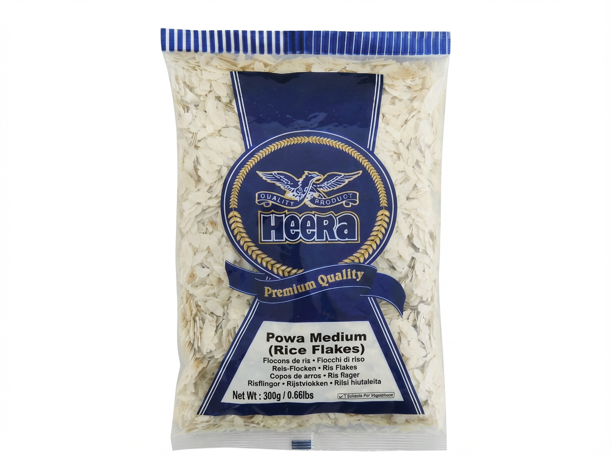 Heera Powa dicke Reisflocken 300g - Authentische Reisprodukte bei Sairas Hamburg