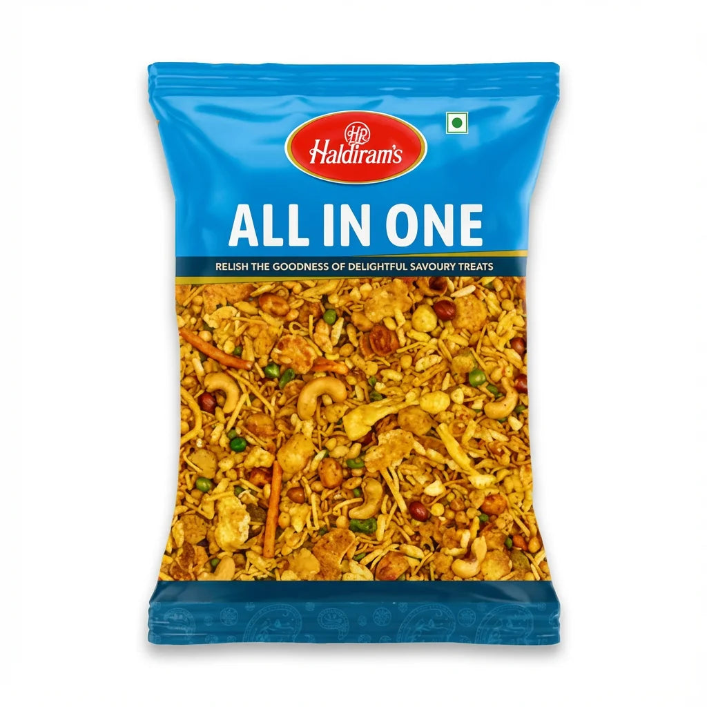 Haldiram’s All in One snack mix pack in Germany – SAIRAS