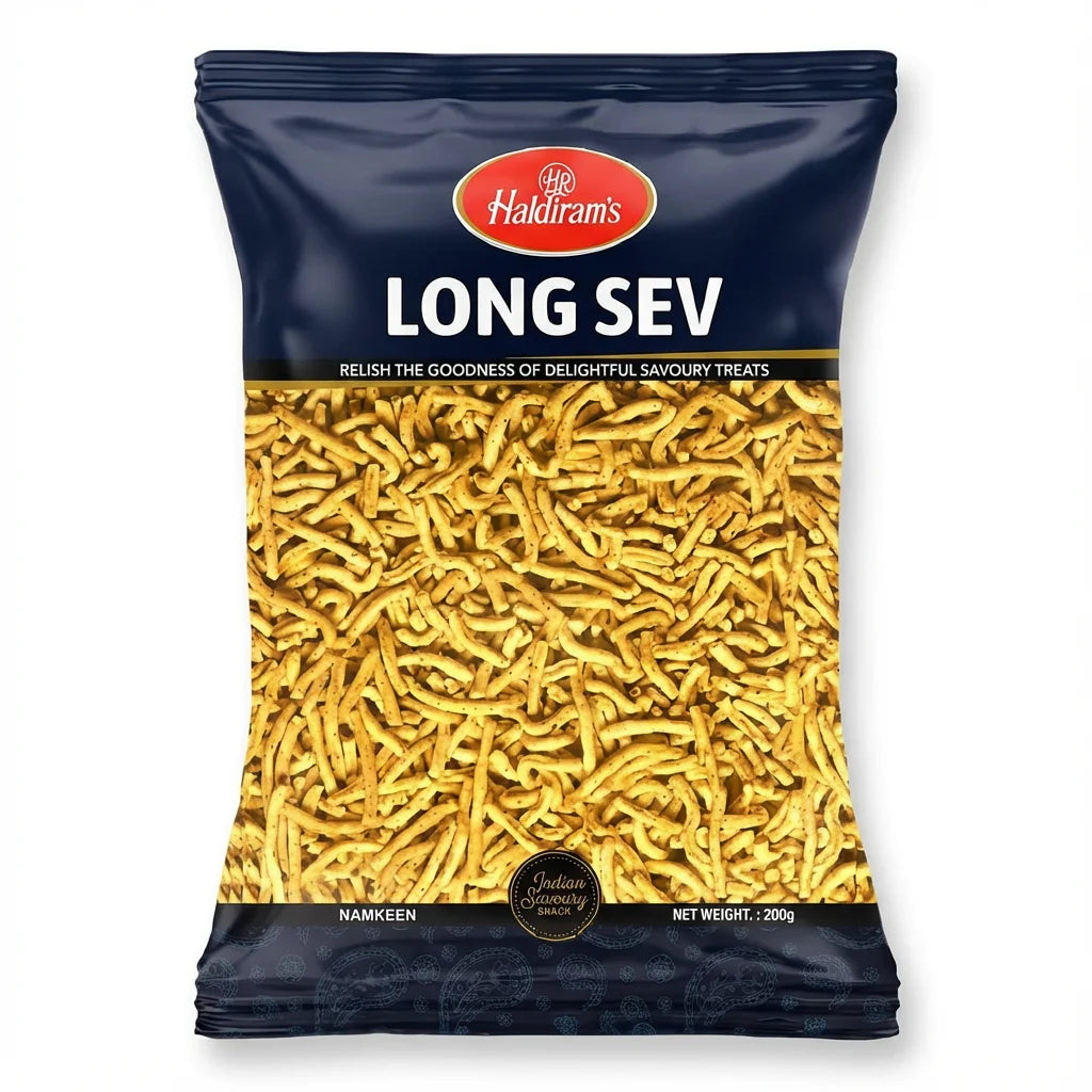 Haldiram’s Long Sev snack pack in Germany – SAIRAS