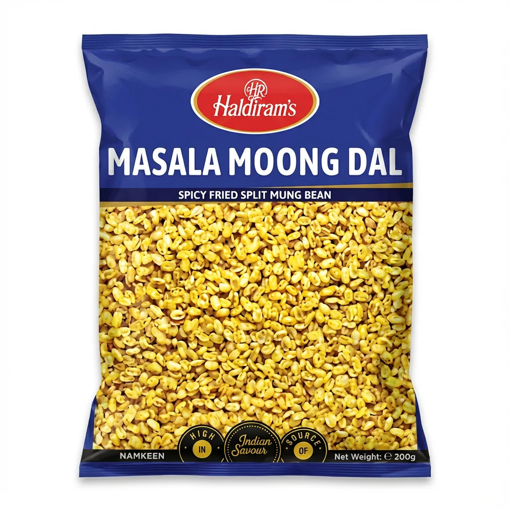 Haldiram’s Masala Moong Dal snack pack in Germany – SAIRAS