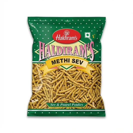 Haldiram’s Methi Sev snack pack in Germany – SAIRAS
