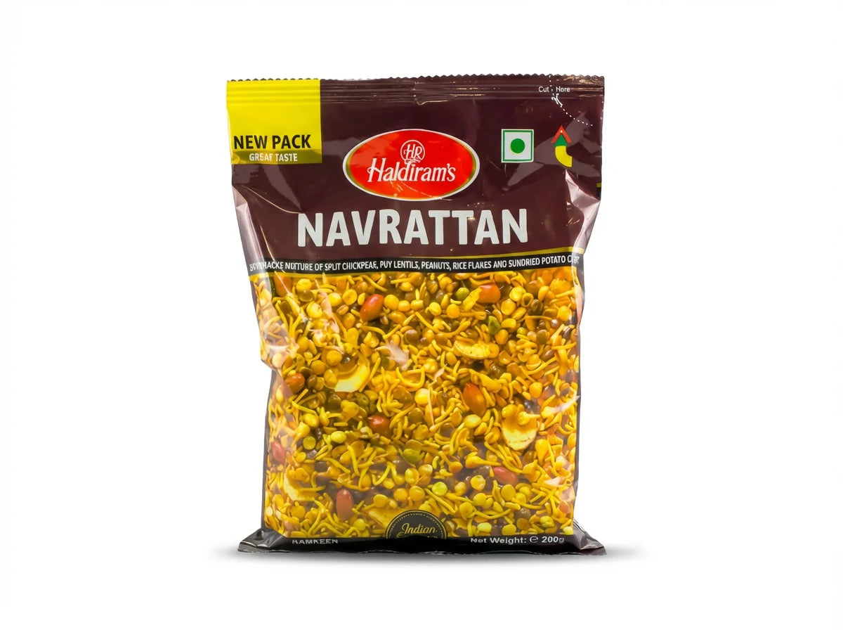 Haldiram’s Navratan Mix snack pack in Germany – SAIRAS