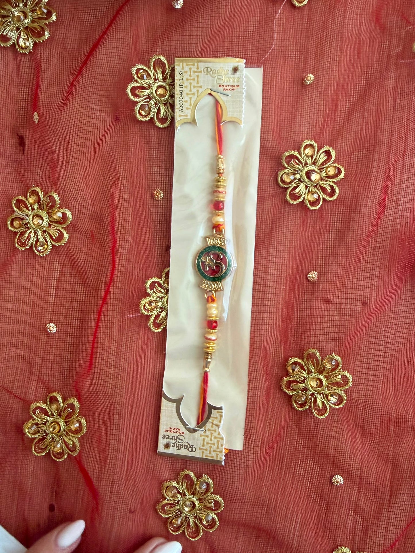 Designer Thread Rakhi - Style 03 (1 Pc) - SAIRAS Hamburg Raksha Bandhan 2026
