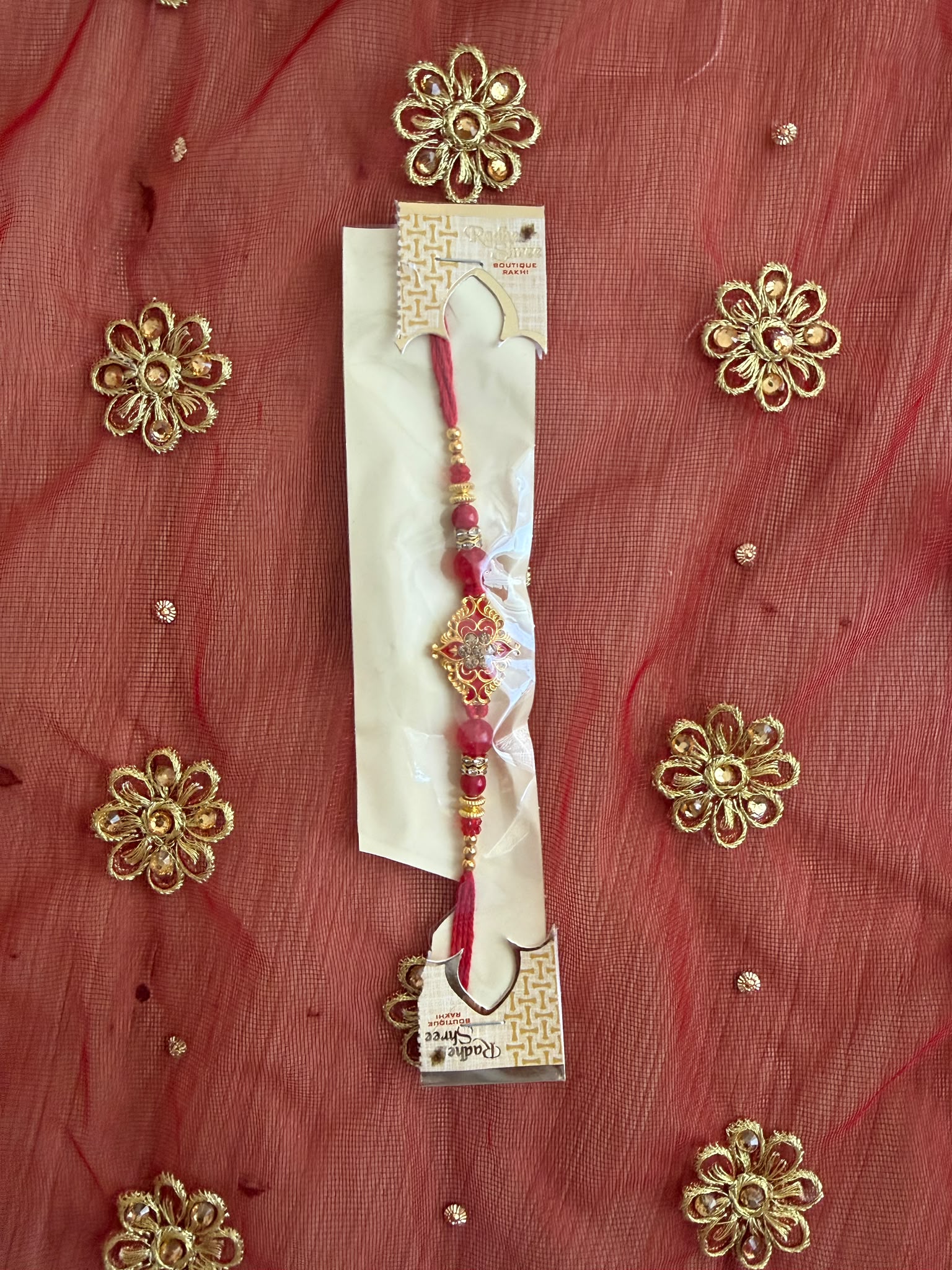 Designer Thread Rakhi - Style 04 (1 Pc) - SAIRAS Hamburg Raksha Bandhan 2026