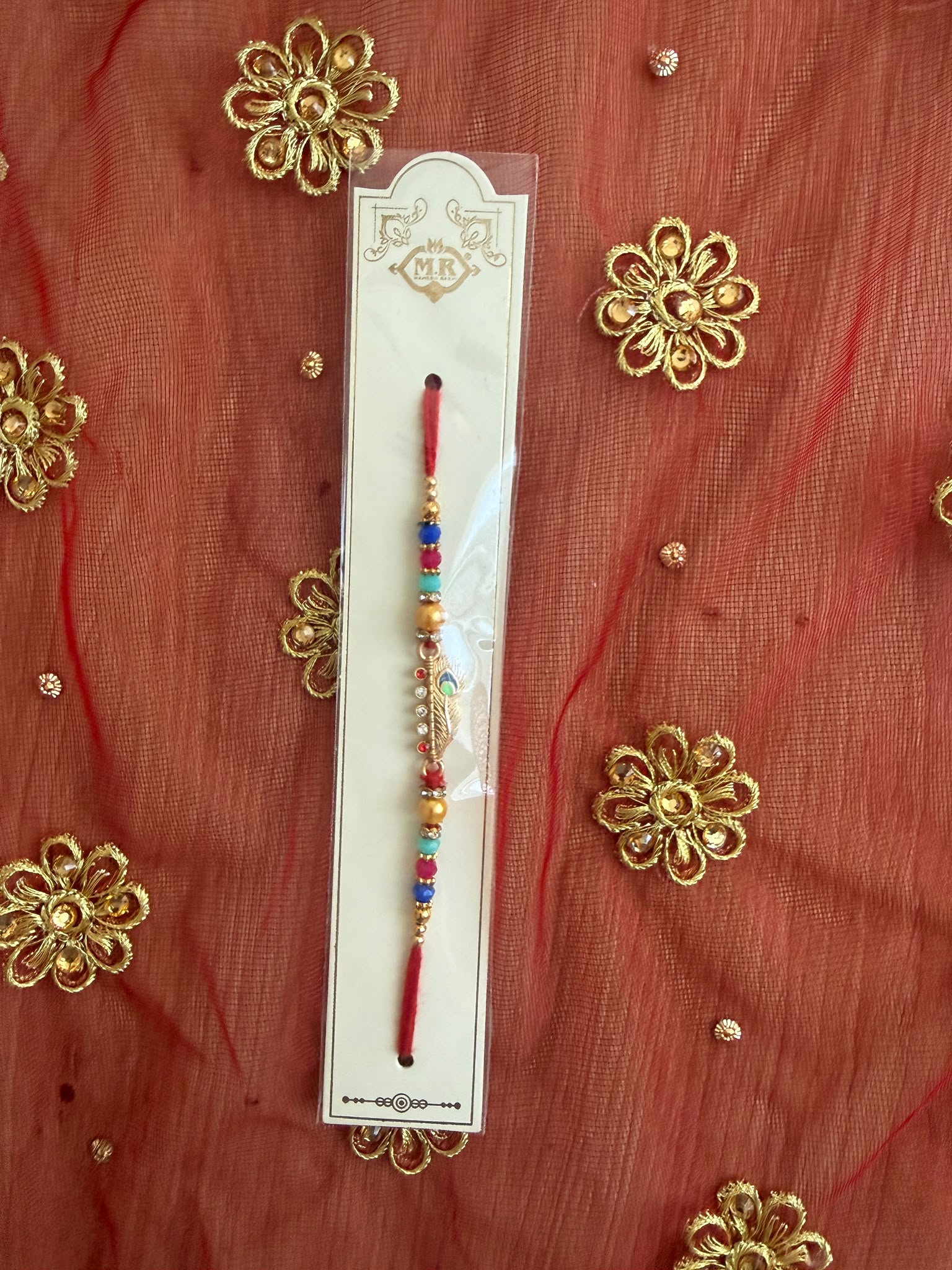 Designer Thread Rakhi - Style 06 (1 Pc) - SAIRAS Hamburg Raksha Bandhan 2026