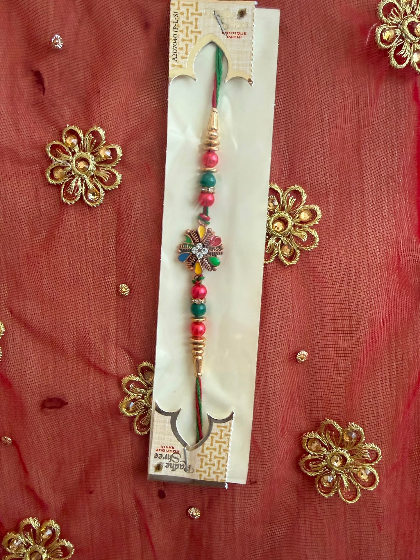 Designer Thread Rakhi - Style 10 (1 Pc) - SAIRAS Hamburg Raksha Bandhan 2026