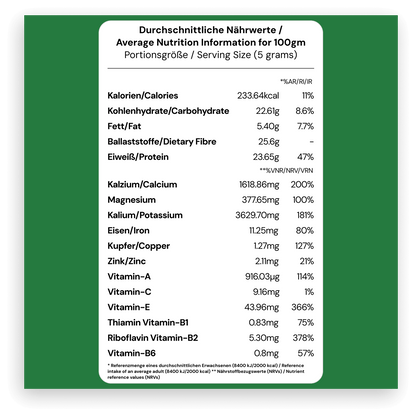 NutriAmour Moringa Pulver - NutriAmour