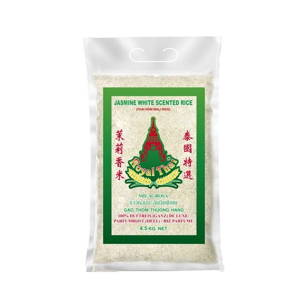 Royal Thai Jasmine White Scented Rice pack in Germany – SAIRAS